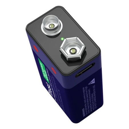 Trust 9V Batterier til generelt brug (genopladelige) 400mAh